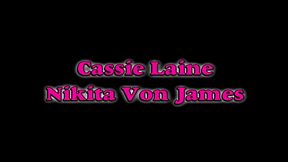nikita von james fingers cassie laine in lesbian masturbation