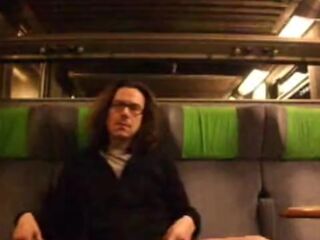 risky public stroking exhibe on educate