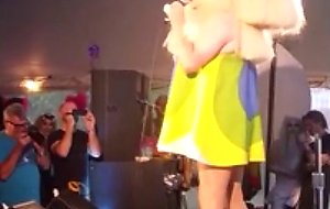 One crossdresser and two honey drags