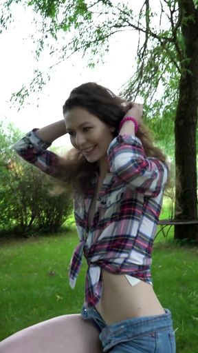 Three teens ravaged and facialized outdoors starring Angelika Grays, Lina Luxa and Sofi Smile - itsPOV