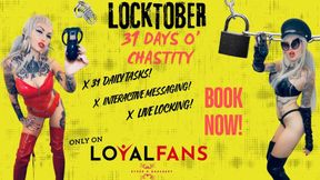 31 DAYS OF CHASTITY: FULL LOCKTOBER TRAINING COURSE