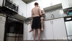 FTM Men - Hung ginger twink inseminates FTM bodybuilder