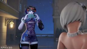 Horny Bride-To-Be Ashe Fucks Before Wedding In naughty 3D Hentai Scene