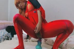 Evangelion Asuka Costume Play
