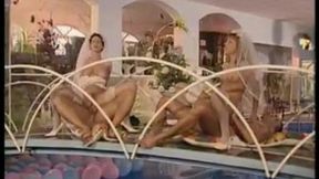 maria bellucci and michelle wild come back from a wedding and get dpd