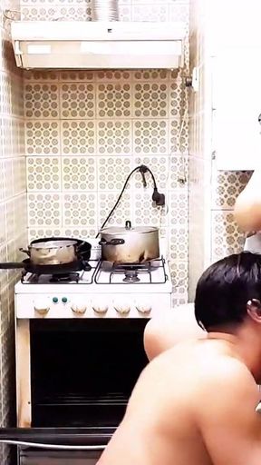 Apron on, but Down Nothing My Boyfriend Takes Me in the Kitchen Ft Babyluna939