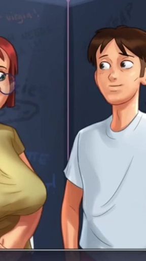 Iconic moment from &quot;new bog stepmom in summertime saga&quot;