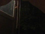 Pissing Naked Outside in the Dark Night Be Mature milf