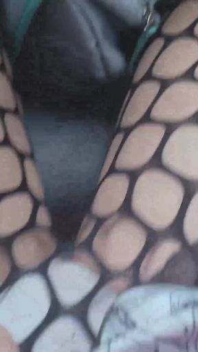 Captivating moment from &quot;Rich blowjob in the parking lot with a femboy with big ass&quot;