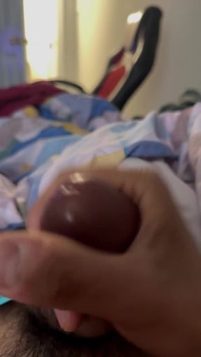 Man with Big Penis Masturbating