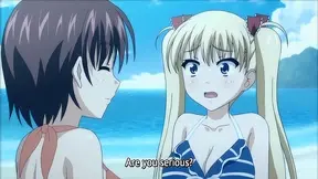 Curvy Stepmom Teases Horny Demon StepDad with Steamy Blowjob on Sunset Shore