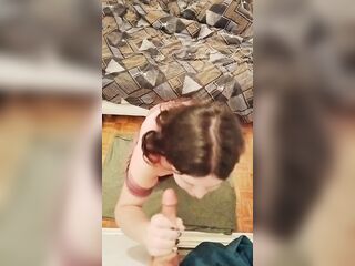 Cute teen play with a realistic sex toy