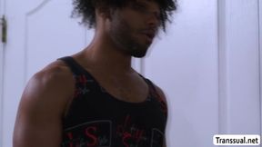 Black Gay Gets Ass Barebacked By His Ts Stepmommy