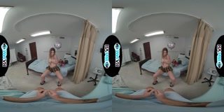 WETVR Sexy Blonde Sneaks Into Room For Creampie Clinic In VR Porn