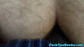 Casting jock  gets interracially barebacked