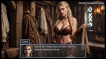 Old Man Spanking Hot Blonde Big Tight Ass - Celina's Calling Developed By Morrak Games - 3D Porn Games