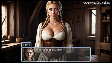 Old Man Spanking Hot Blonde Big Tight Ass - Celina's Calling Developed By Morrak Games - 3D Porn Games