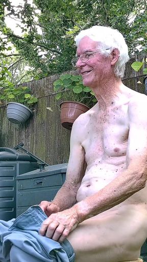 Live Outdoor Strip,dildo and Sounding Show with Cum