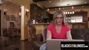 CORY CHASE Gets an Airtight, DP Gangbang from 7 Monster Dicks - BlacksOnBlondes