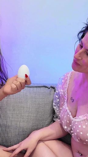 I Had a Very Special Gift for Stepmommy Tenga Egg Panty Stuff
