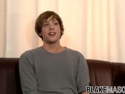 Redhead homosexual Johannes Lars spanks his fat ramrod