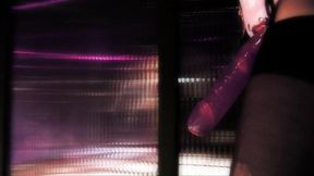 rebecca jessop puts myla charles on a bouncy sex toy in her bdsm dungeon