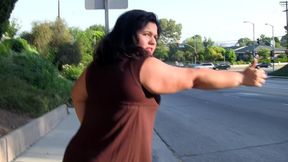 hot stranded bbw karla lane would do anything for a ride jm1441
