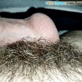 Croat playing with foreskin vibrator on frenulum cum leak