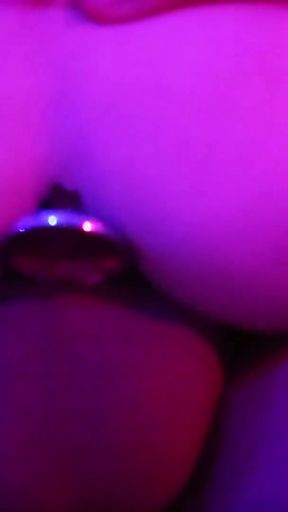 Thrilling moment from "Plug your butt and Ride Daddy!"