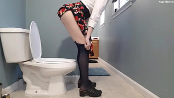 Church Girl Sage Eldritch Peeing #2 [Voyeur]