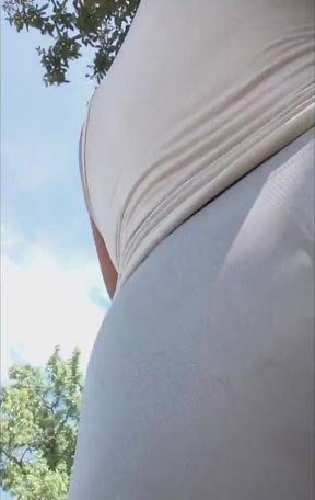Outdoor Walk with Ass View