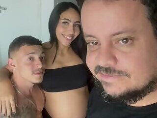 He ate the hot pregnant woman in front of her cuckolded husband.