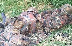 German soldiers in the field
