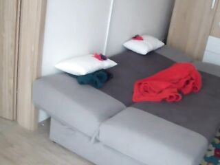 Russian woman is cheating on her husband with a neighbor, who is her favorite sub
