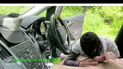 Outdoor cruising in cars at a rest area – spontaneous encounter