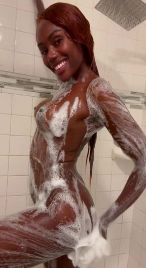 Hot babe takes a steamy shower on OnlyFans