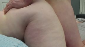 MILF PAWG Gives Hand Job, Climbs on Top and Finsihed From Behind.