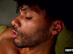 Muscular Tony Genius milks thick load in seductive jerk off session