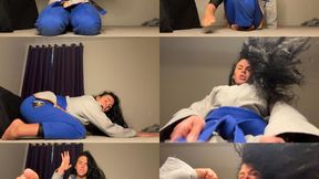 Slutty & Flirty Jiu Jitsu Gi Girl: Sensual Femdom, Jerk Off Instructions, Grappling, Mixed Wrestling Tease