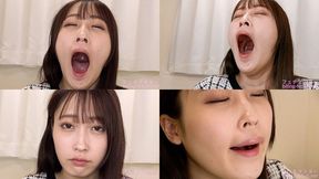 Mizuki Amane - CLOSE-UP of Japanese cute girl YAWNING yawn-18 - wmv 1080p