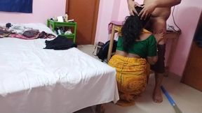 Boss wants to fuck his beautiful maid, what will she do now?