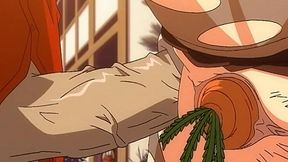 ”ANAL creampie with carrot in the muff - Hentai Ahegao”