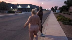 Thick BBW Wife Loves to Show off and Be Nude in Public!