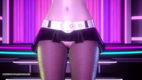 [MMD] Nayeon - POP Ahri hot striptease league of legends kda uncensored hentai