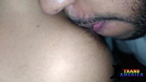 minha mana saiu cedo e meu cunhado me fudeu na cama dela