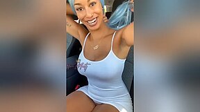Mbn Squirts On The Car Ceiling