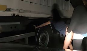 un routier se fait vider les couilles