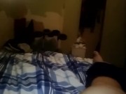 Fat redhead having a hard time to cum