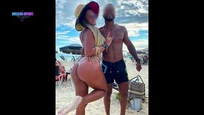 acho que todo mundo na praia entendeu que meu marido gosta de ser corno de negao...