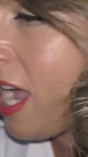Spectacular moment from &quot;Real Amateur Gangbang in Limo with German Big Boobs Mature Sexy Susi&quot;